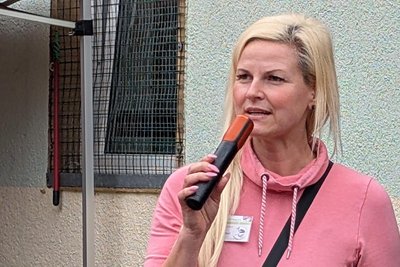 Tierheimleiterin Claudia Schubert sensibilisierte die Gäste für Tiere mit Handicap.