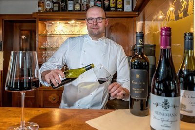 Zu gutem Essen wird im Restaurant von Jens Franke auch guter Wein gereicht. 