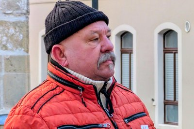 Peter wuchs im Freiberger Nikolaiviertel auf und hat gute Erinnerungen an die Zeit.