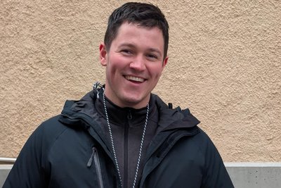 Kevin Krauße aus Colmnitz ist der 30.000 Gast der Freiberger Bierführung.