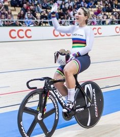 Kristina Vogel landete im Sprint ihren 20. Weltcuperfolg.