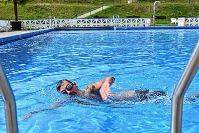 Unter anderem im Freibad Geringswalde besteht an diesem Wochenende noch die Möglichkeit, Bahnen zu schwimmen. 