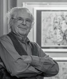 Konnte nicht ohne Kunst: Joachim Walter. Kurz vor seinem 95. Ge-burtstag ist der Künstler verstorben.