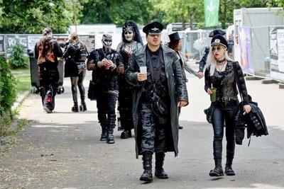 Wave-Gotik-Treffen in Leizpig am Agra-Messegelände: Jeder, wie er will.