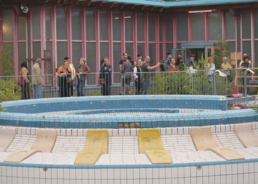 Das Festival "Begehungen" in Thalheim hat am Wochenende noch einmal zahlreiche Besucher angelockt.
