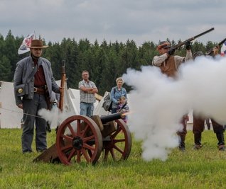 Beim Siedlercamp in Geyer durften die Gäste einen Ausflug in den Wilden Westen machen.