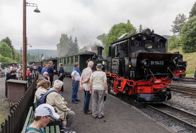 Pfingstfest der Preßnitztalbahn in Jöhstadt