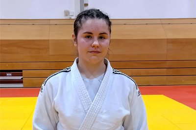 Lara Neubert vom Judoclub Gornau. Foto: Uwe Drechsel