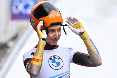 Titelverteidigerin: In St. Moritz gewann Susanne Kreher im Vorjahr Gold. Kann die Erzgebirgerin erneut Skeleton-Weltmeisterin werden?