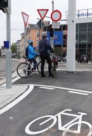 Aus dem Schilderwald wird man noch nicht ganz schlau.