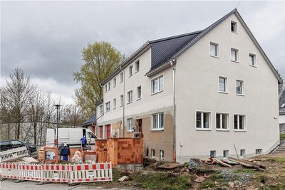 Am Feuerwehrdepot in Cranzahl wird bereits gebaut. Die Arbeiten dort sollen dieses Jahr abgeschlossen werden. 