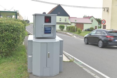 Eine vom Landkreis gemietete Semistation S 350 war voriges Jahr unter anderem in Teichhäuser im Einsatz.