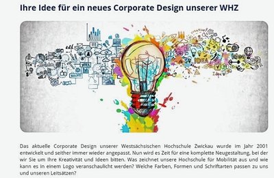 Auf der Internetseite der Westsächsischen Hochschule gibt es detaillierte Informationen über den Ideenwettbewerb. 