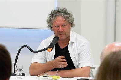 Autor Thomas Kunst hat in der Stadtbibliothek aus seinem Buch gelesen, mit dem er für den Deutschen Buchpreis nominiert ist. 