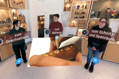 Ein Ausschnitt aus den Videos, die mit der VR-Brille angeschaut werden können.