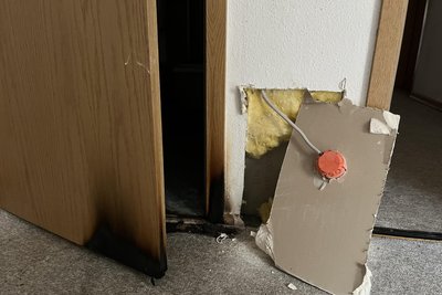 Der Brandschaden im Hollandheim Waschleithe im Oktober 2023 war minimal.
