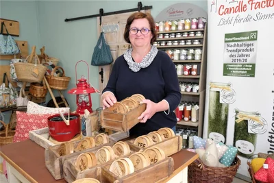 Alles, was das Herz begehrt. Landshop-24-Inhaberin Antje Bochmann im Laden - der jetzt zu einem Schaufenster für das Landshop-Online-Angebot wird.