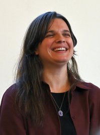 Poetisch: Pianistin Olga Reznichenko freut sich nach ihrem Solo-Konzert.