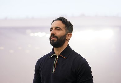 Trainer Ruben Amorim steht kurz vor einem Wechsel zur AC Mailand. (Archivbild)