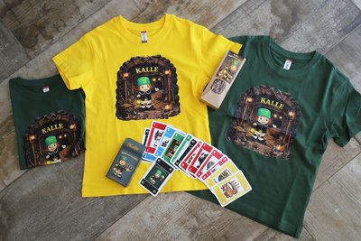 T-Shirts, Tee oder Kartenspiel: Der Fantasie rund um Kalle den Bergmann sind keine Grenzen gesetzt.