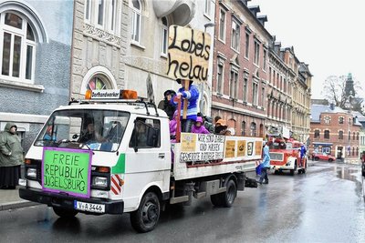 Ein Wagen der Freien Republik Jugelsburg.
