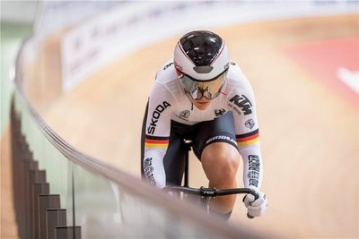 Lea Sophie Friedrich voll konzentriert. 