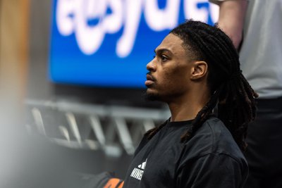 Beim Spiel in Würzburg wurde Nike Sibande nach drei Länderspielen binnen vier Tagen und einer etwas stressigen Rückreise noch geschont.