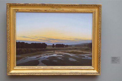 Das Ölgemälde „Das Große Gehege bei Dresden“ von Caspar David Friedrich aus dem Jahr 1832 fasziniert bis heute aufgrund der Leuchtkraft seiner Farben und seiner inhaltlichen Stille. Das Bild ist in der aktuellen Ausstellung im Albertinum zu sehen.