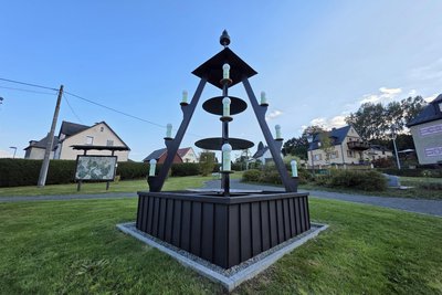 An der Pyramide an der August-Bebel-Straße in Sohl wird am Samstag gefeiert. Das Pyramidenfest beginnt 14 Uhr.