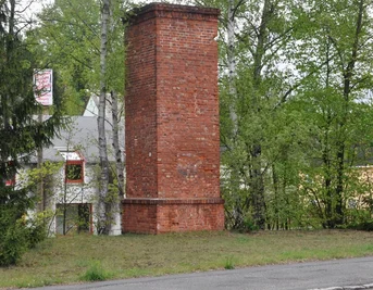 Essenstumpf des ehemaligen Messingwerkes Niederauerbach in Rodewisch