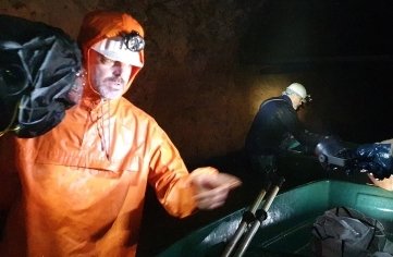 Blick in den Rothschönberger Stolln.