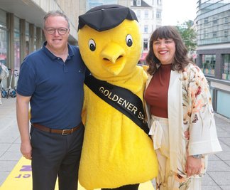 Mit tausenden Besuchern gehört der "Goldene Spatz" nach eigenen Angaben zu den wichtigsten Plattformen für Kindermedien im deutschsprachigen Raum.