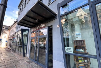 Im Bürgerbüro wird der Fußbodenbelag erneuert.