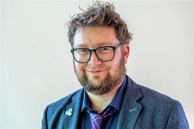 Stephan Förster von der LandesinitiativeDemenz Sachsen. 