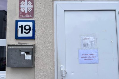 Seit fünf Wochen ist die Tafel in Freiberg geschlossen. Als Grund wurde Ende April Personalmangel angegeben.