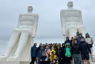 Ein Ausflug zum Strand gehörte auch zum Programm der Schneeberger Delegation.