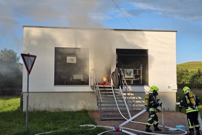 Die Feuerwehr war in Glauchau-Reinholdshain im Einsatz.