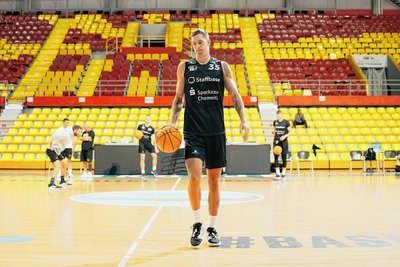 Er ruht immer in sich: Niners-Neuzugang Marko Filipovity vor einem Spiel der Champions-League-Qualifikation in Skopje.