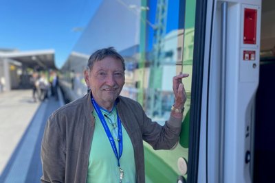 Wolfgang Lochmann hat an der Premierenfahrt teilgenommen und sich begeistert gezeigt.