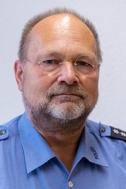 Revierleiter Jens Rödel ist der Chef von rund 80 Polizeibeamten in Rochlitz, die sich in der Region um 15 Städte und Gemeinden kümmern.