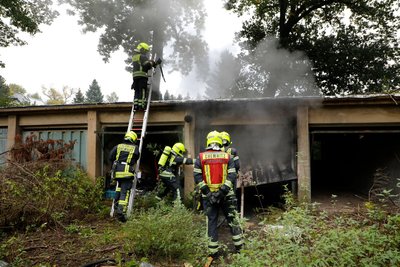 Die Kameraden konnten den Brand schnell löschen. 