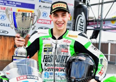 Marvin Siebdrath möchte auch 2023 die Trophäe als Deutscher Meister in den Händen halten. 