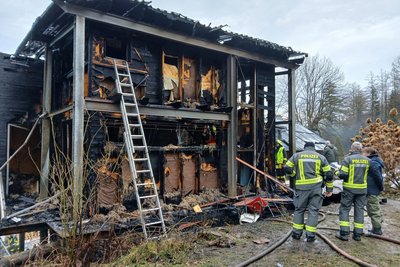 Ein Feuer zerstörte kurz nach dem Jahreswechsel das Wohnhaus von Heiko Schilling in Wilischthal.