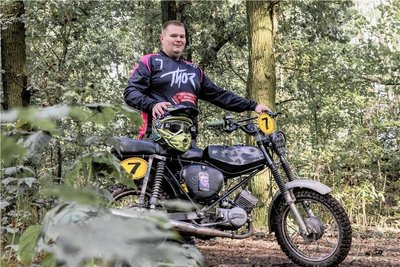 Florian Gebauer aus Meinersdorf ist einer der zwölf Fahrer, die in Vahrholz starten werden.