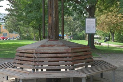 Auf einem Spielplatz Am Mühlteich in Freiberg (Bild) soll ein 29-Jähriger auffällig geworden sein.