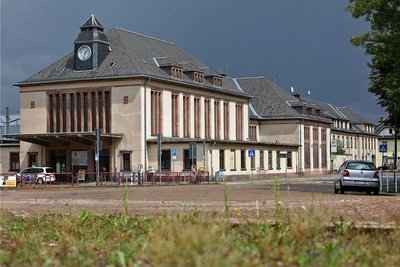 Der Glauchauer Bahnhof steht vor der Sanierung. 