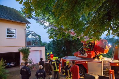 Die Stadtfeuerwehr Annaberg-Buchholz und die Ortsteilwehren Annaberg und Buchholz waren im Einsatz.