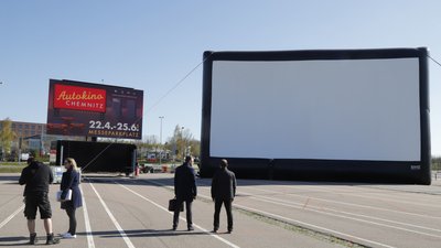Der Parkplatz 2 an der Messe soll zum Autokino werden.