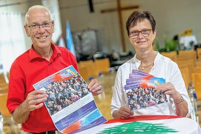 Organisierten das Container-Projekt in Reichenbach: Das Ehepaar Uta und Thomas Hascher.