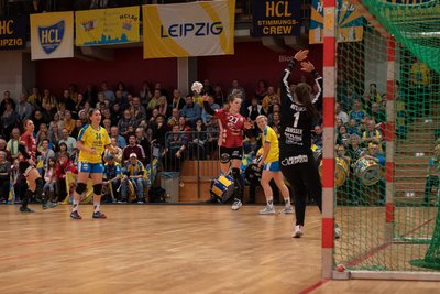 Jenny Choinwoski traf für Zwickau in Leipzig fünfmal. 